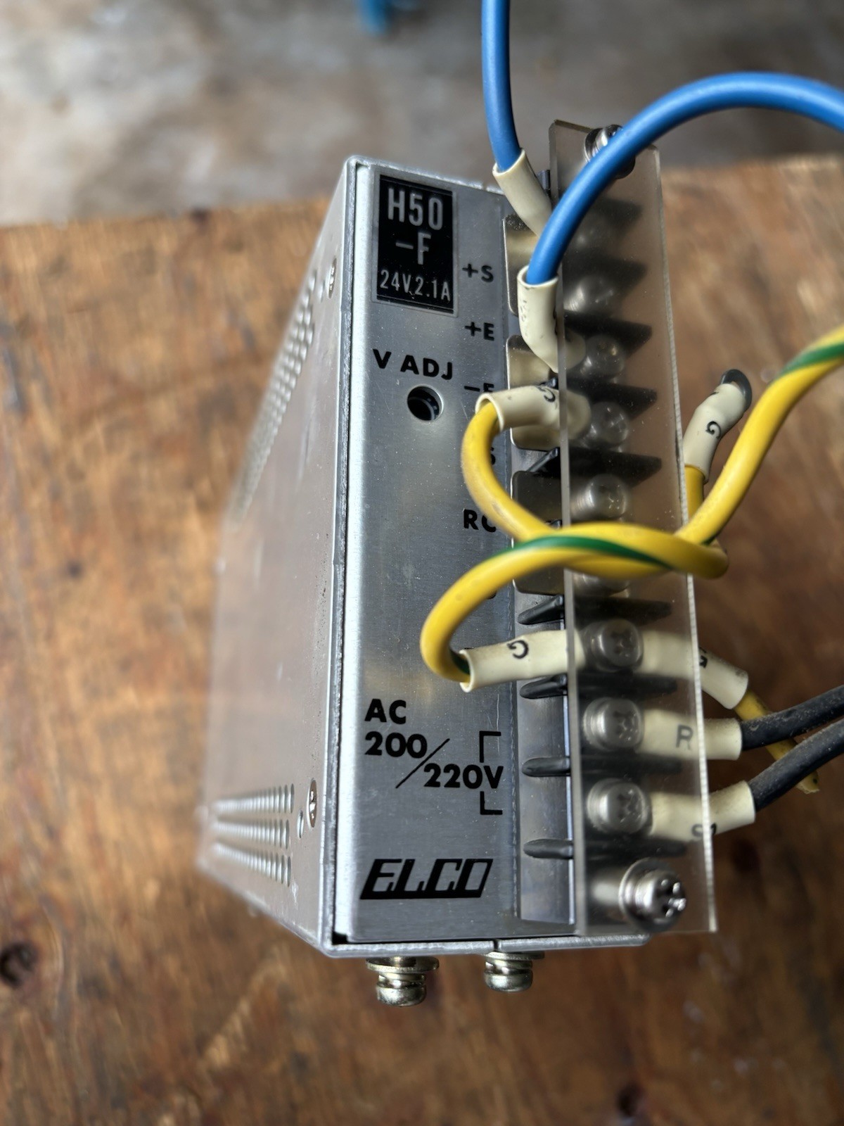 Elco H50-F Power Supply Unit 24V 2.1A Clean Tested From Matsuura Mill