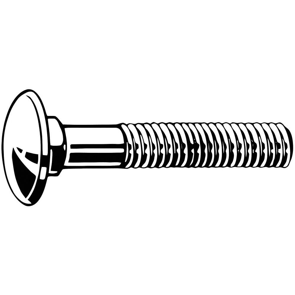 GRAINGER APPROVED M51500.080.0016 CrrgBlt,SStl,Pln,16mm,Sqr,PK50 54FT77