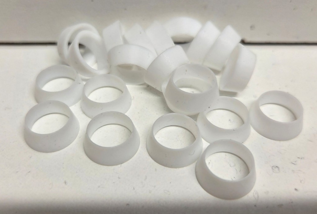 LOT OF 20 NEW NO BOX! SWAGELOK 3/8″ PTFE FRONT FERRULES T-603-1