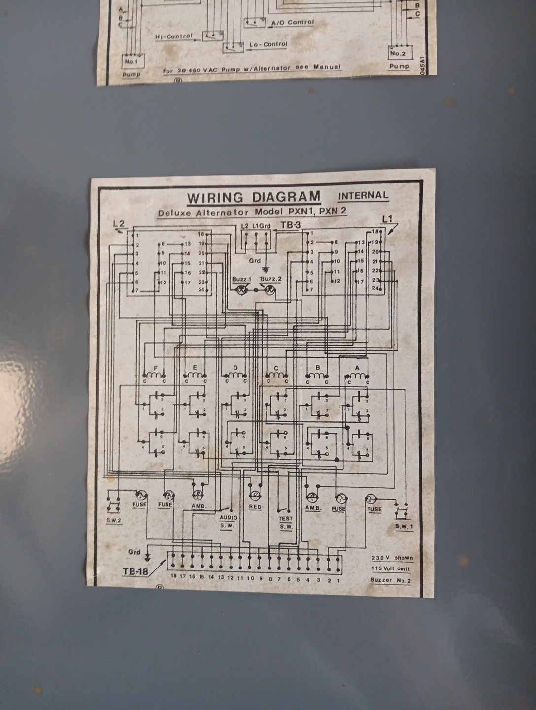 KENCO PUMP DIVISION DELUXE TWO PUMP ALTERNATOR PXN1