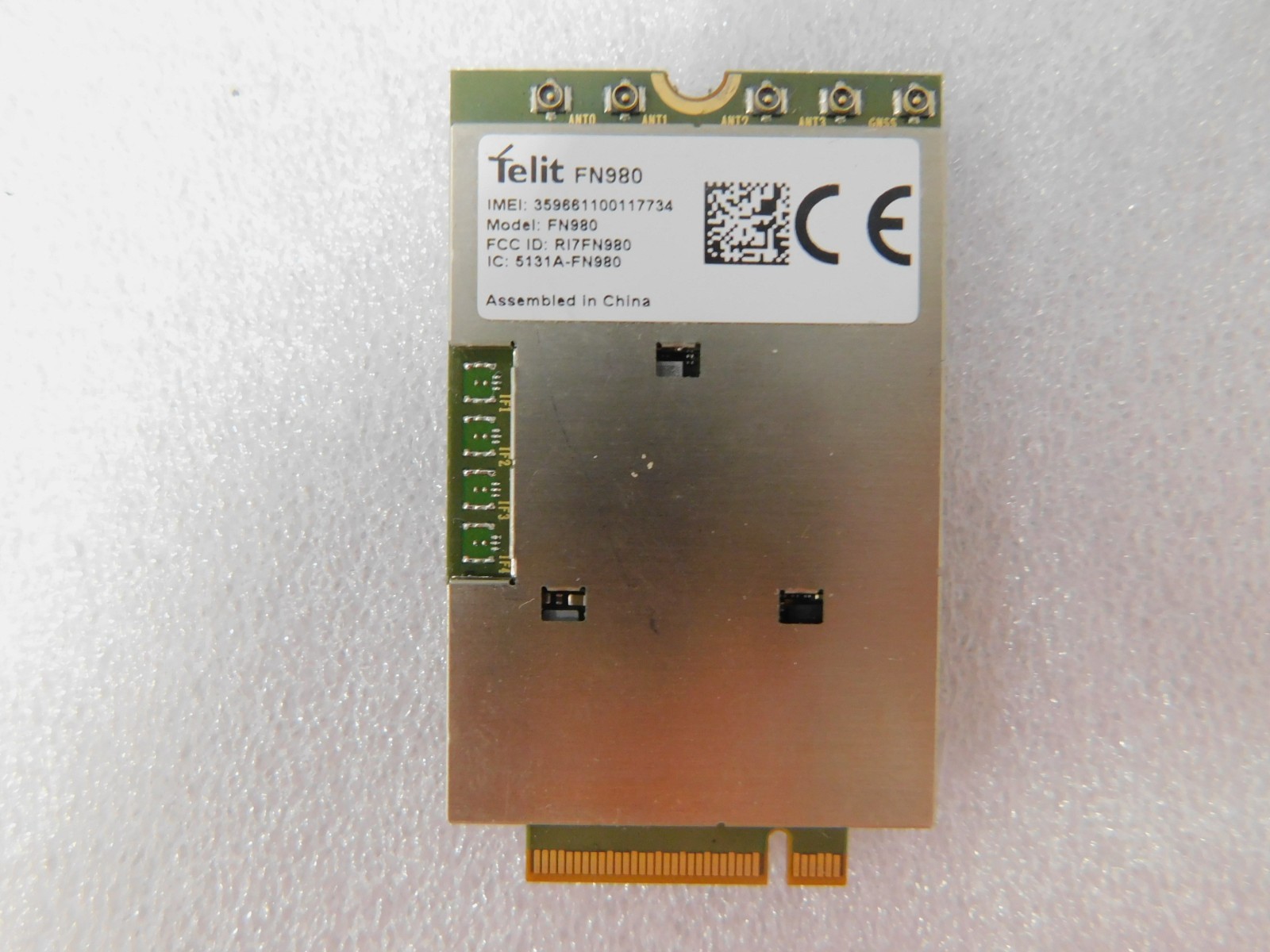Telit FN980 5G Module Standard M.2 NGFF Sub-6 FDD TDD mmWave