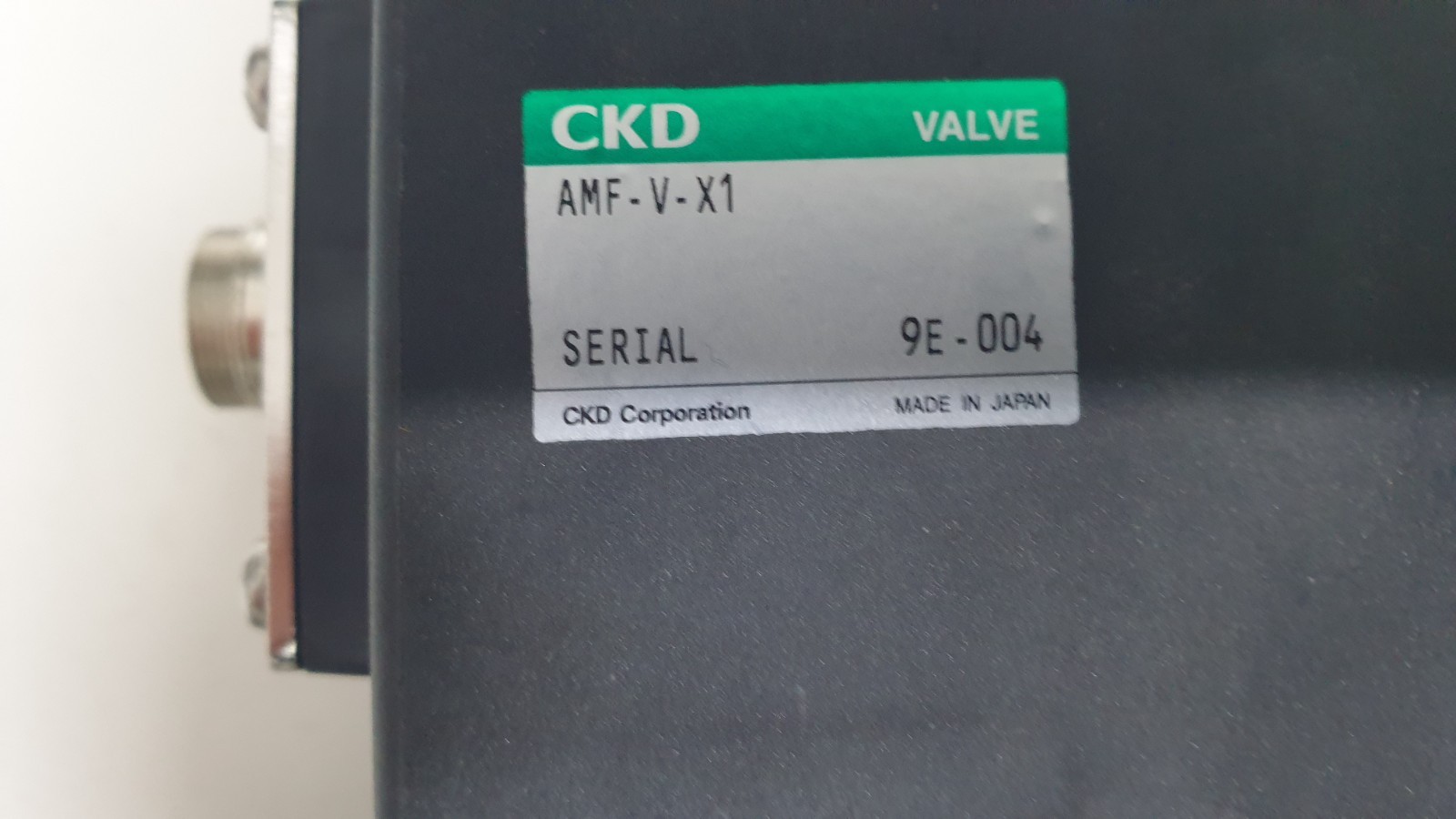 CKD AMF-V-X1 Flow Valve Assembly with Cable, From TEL Tokyo Electron Lit
