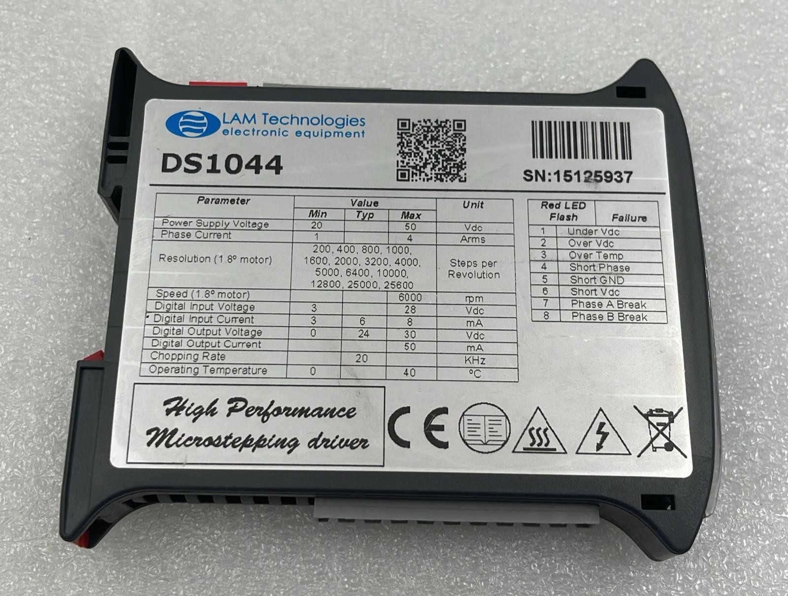 LAM Technologies DS1044 Microstepping Motor Driver Module