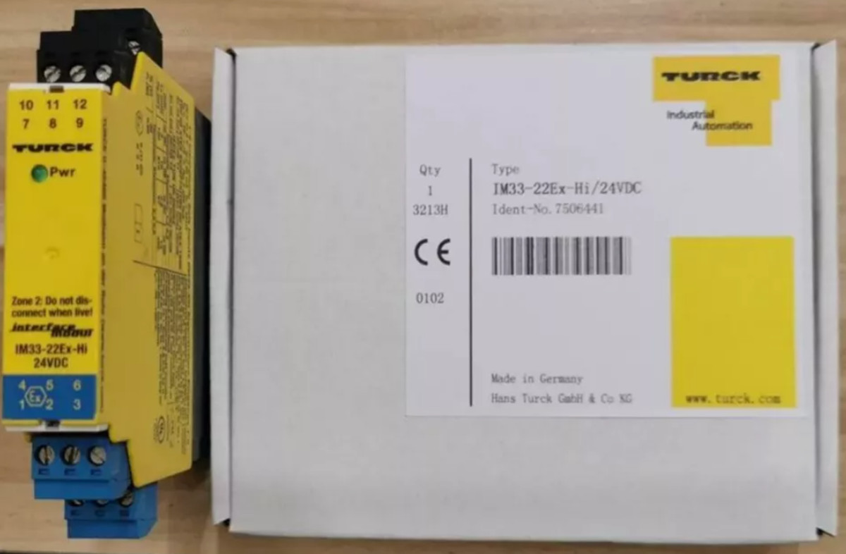 Brand New Isolating Transducer for Turck IM33-22Ex-Hi/24VDC – US Stock