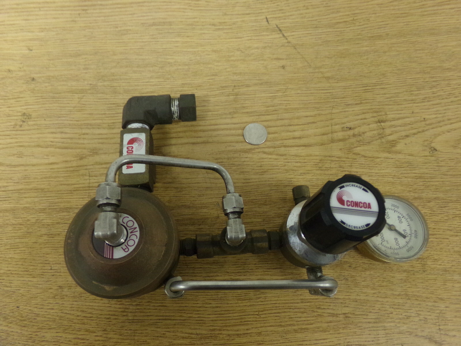 Concoa Assembly w/ gauge 0550-0206 7000 KPA 1000 PSI *FREE SHIPPING*