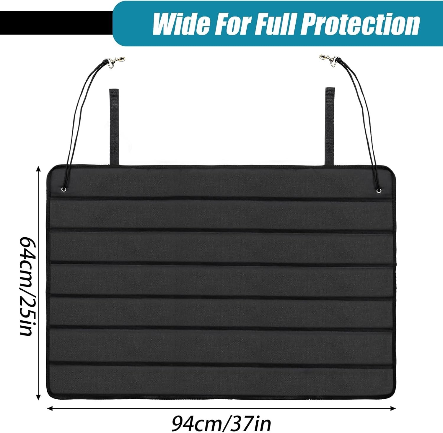 Large Bumper Guard for Cars, 37 x 25 in Car Rear Bumper Protector, Foldable U…