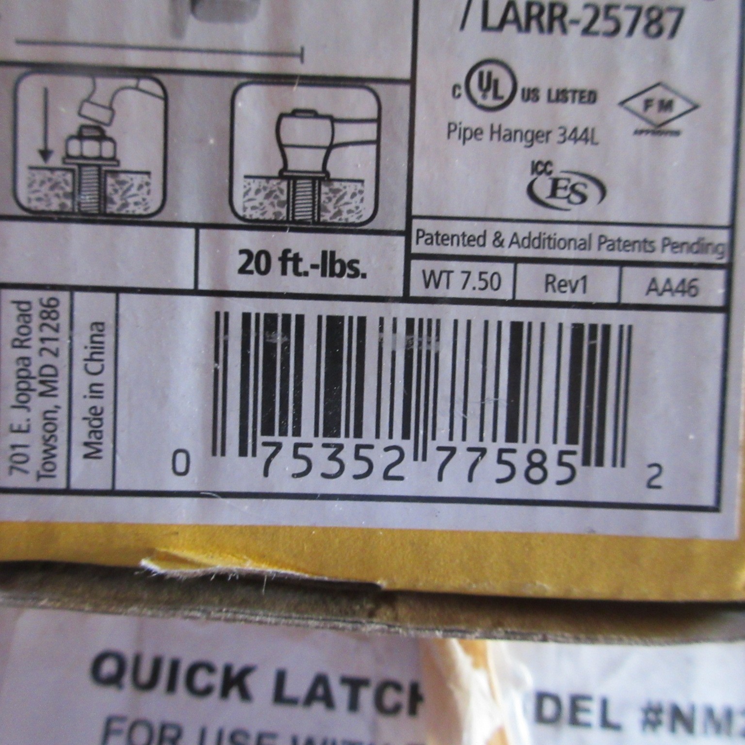 DEWALT 7416SD1 3/8″ x 5″ Wedge Expansion Anchor 7416SD1 (Box of 50)
