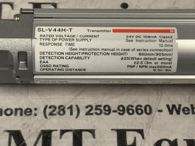 NEW Keyence Safety Light Curtain Transmitter – SL-V44H-T w/Warranty