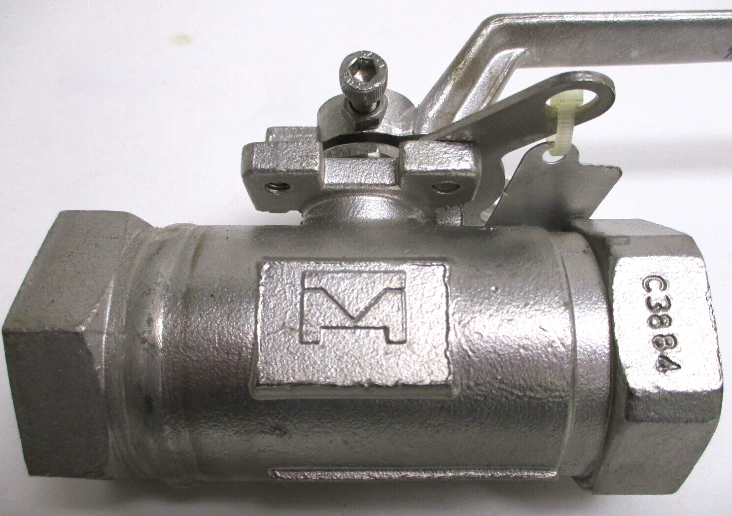 3/4″ FNPT SST 6000 WOG BALL VALVE, LEVER OP. w/LOCKING DEVICE , SURPLUS