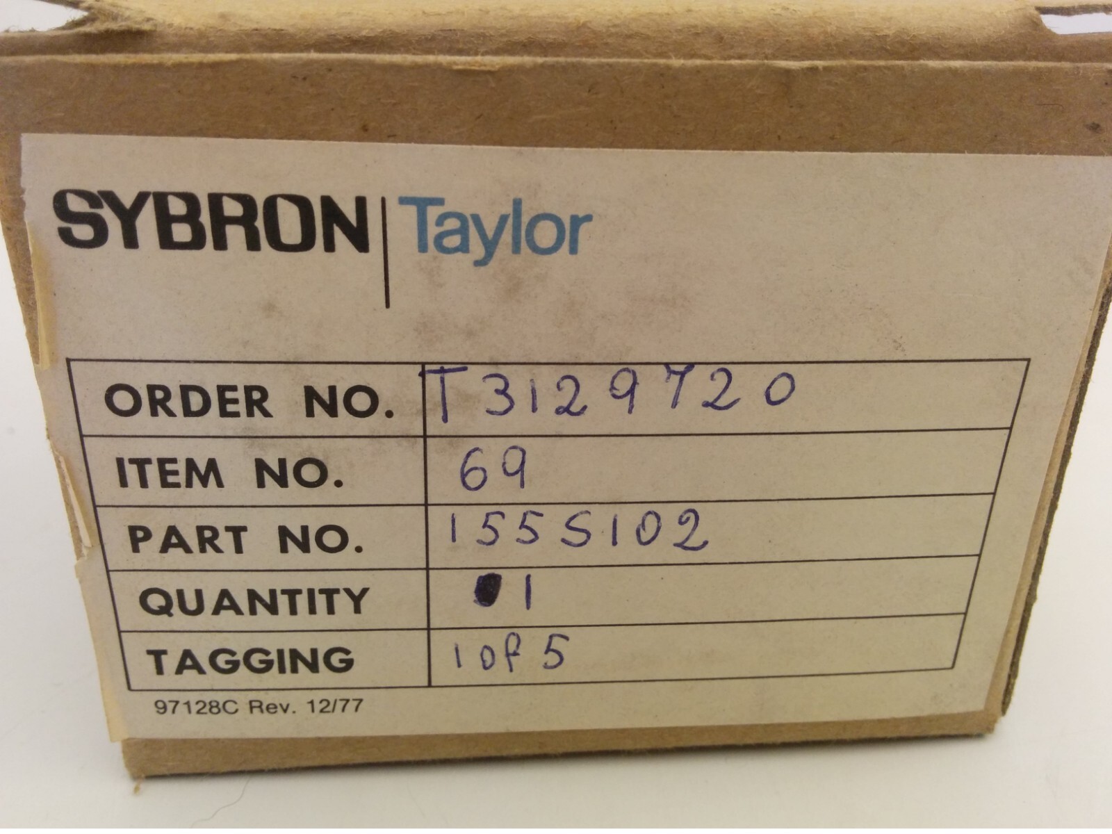 TAYLOR 9904-112-07101 SYBRON STEPPER MOTOR, NIB