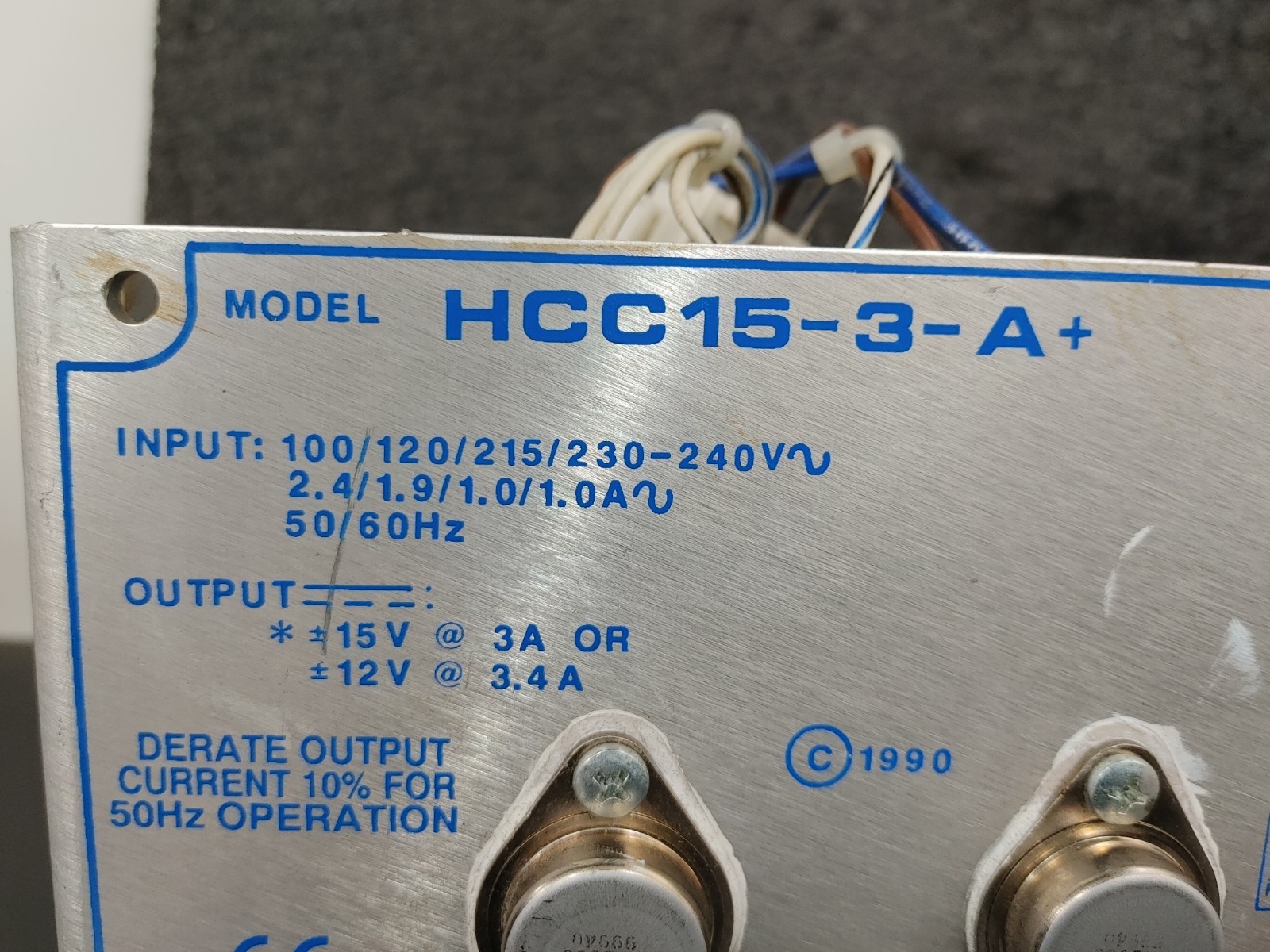 CONDOR HCC15-3-A+ 15V 3A Output Power Supply