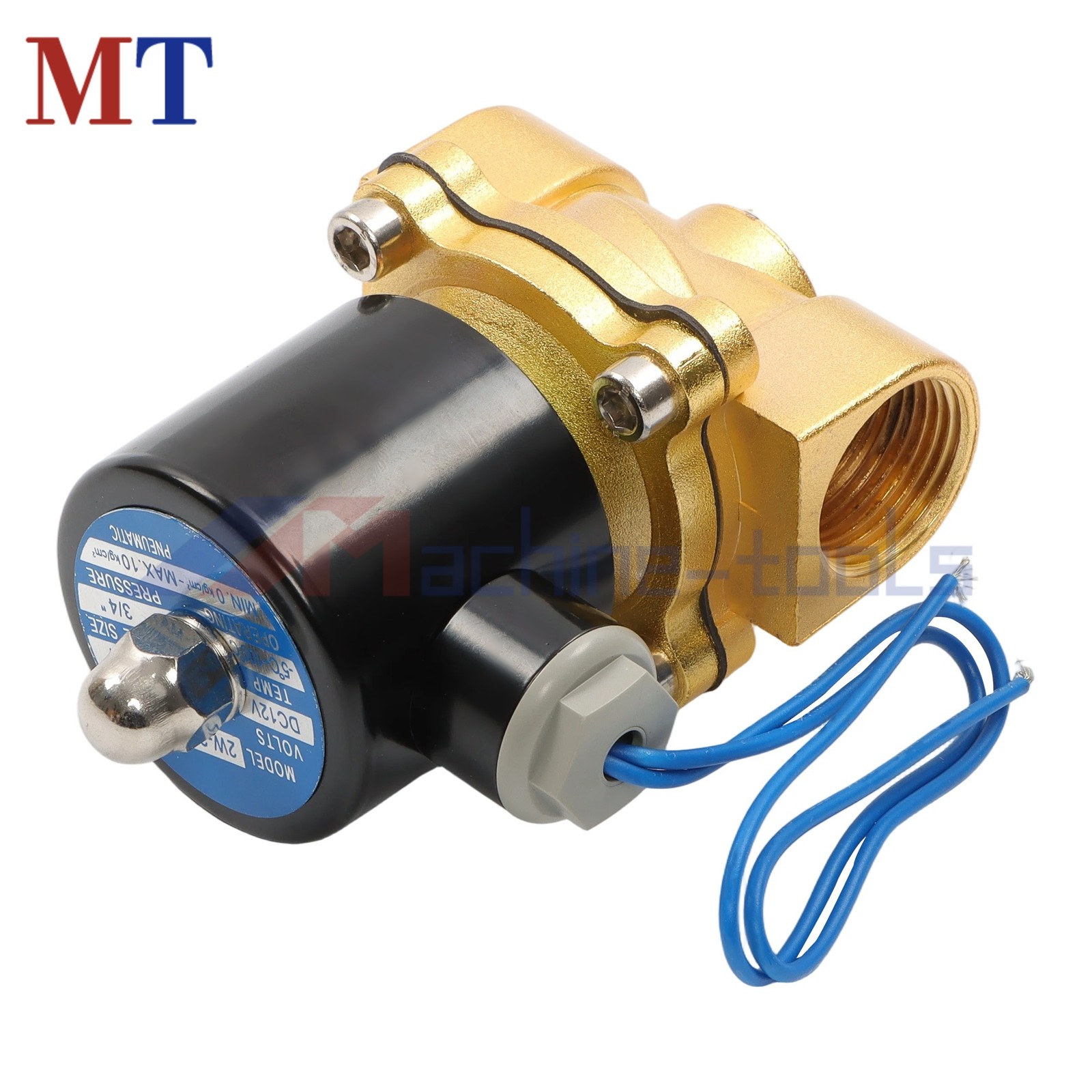 3/4 Inch Solenoid Valve Air Water N/C Gas Oil Normally Closed 12V 220V