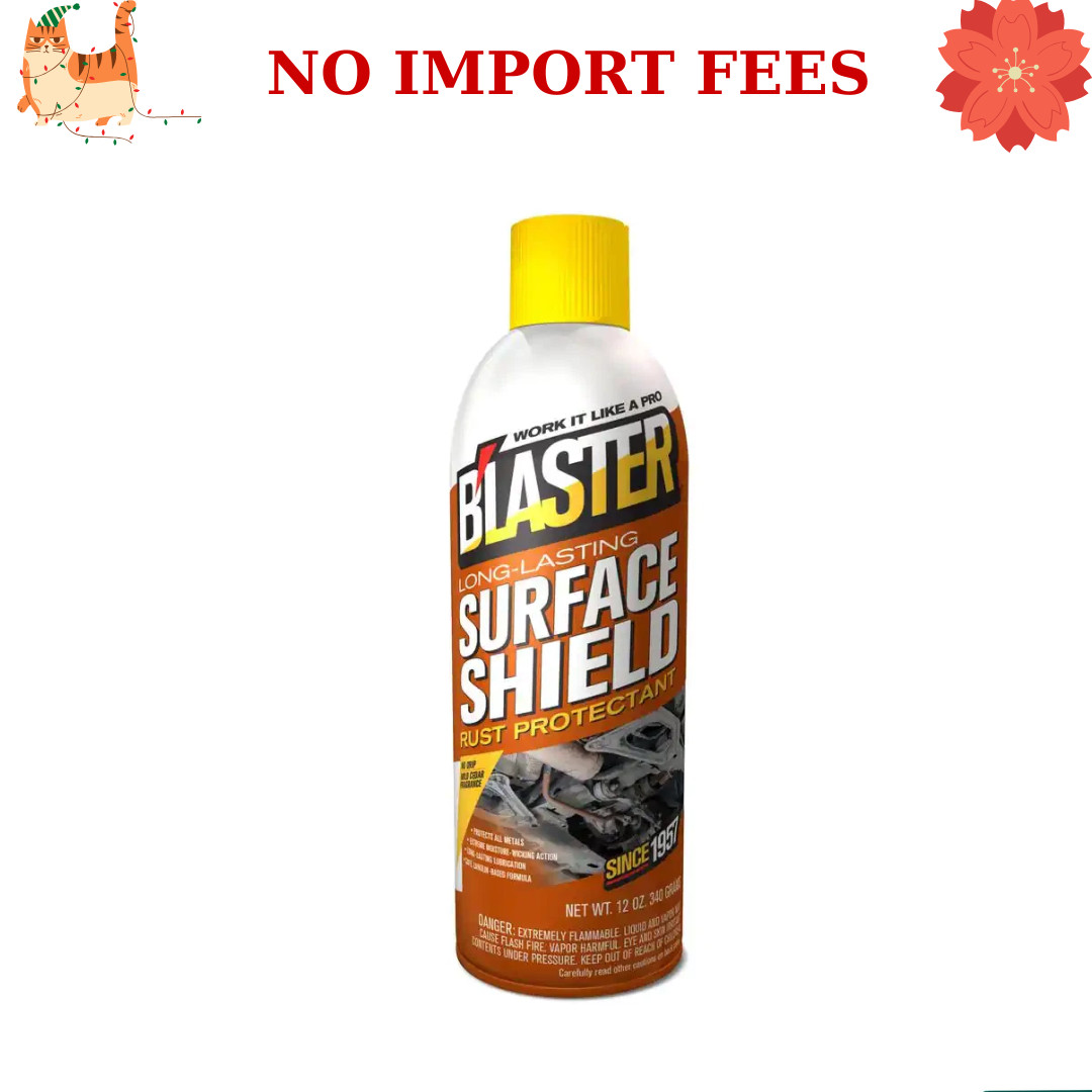 12 Oz. Long-Lasting Surface Shield Rust and Corrosion Protectant, Lubricant Spra