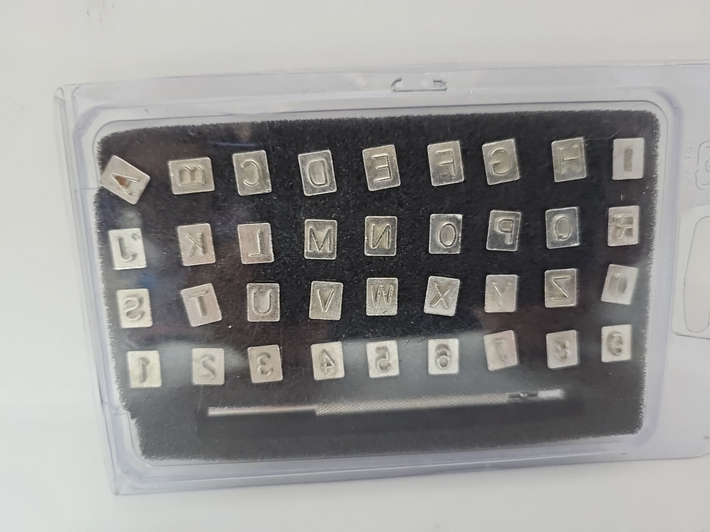 Steel Alphabet letter Number leather Stamp Punch Assembly SYFCR102-A3 (36 Pcs)