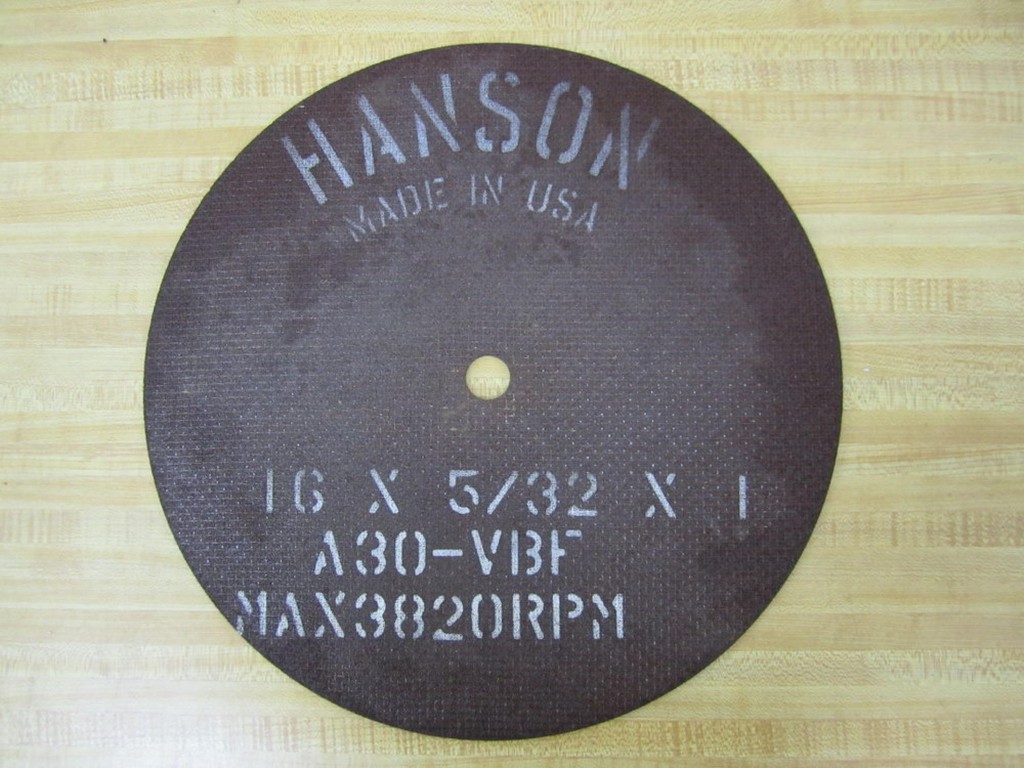 Hanson A30-VBF Grinding Disk