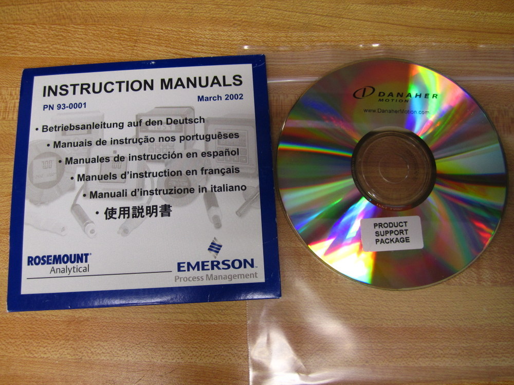 Emerson 93-0001 CD-Rom Instruction Manuals 930001
