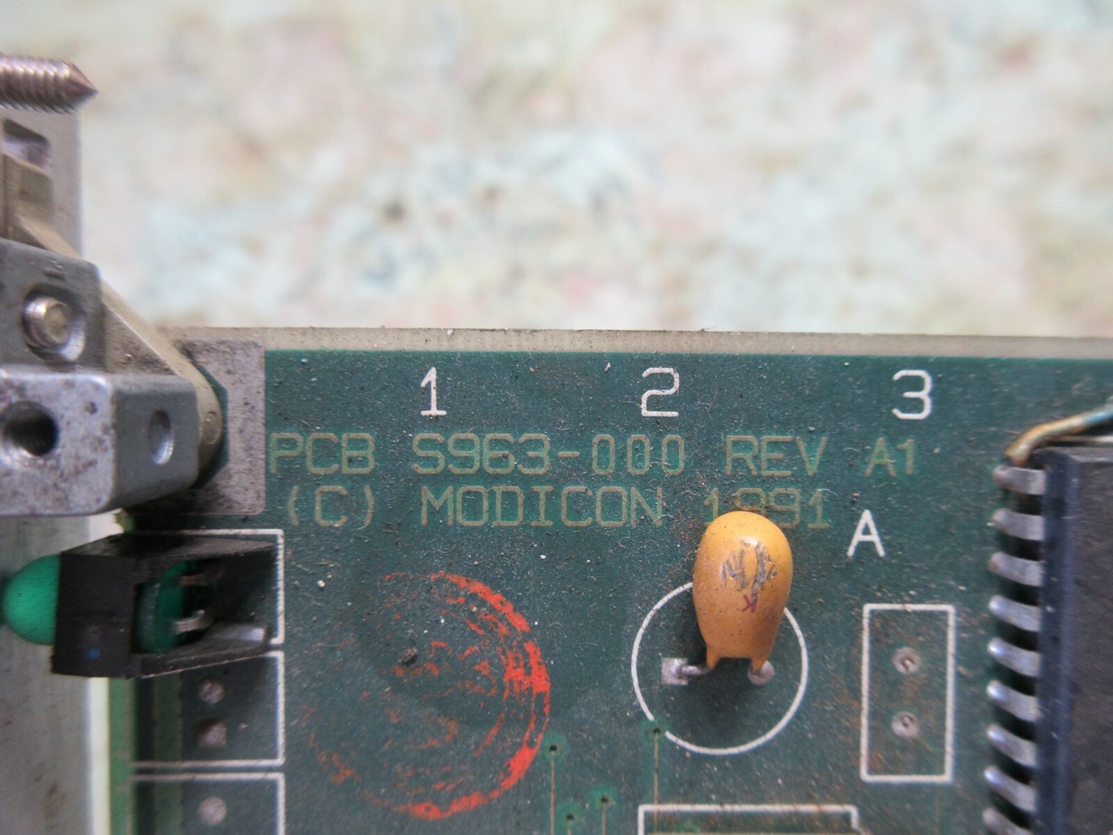 GOULD MODICON CIRCUIT BOARD PCB S963-000 REV A1 (C) AS-S963-002 REV A3