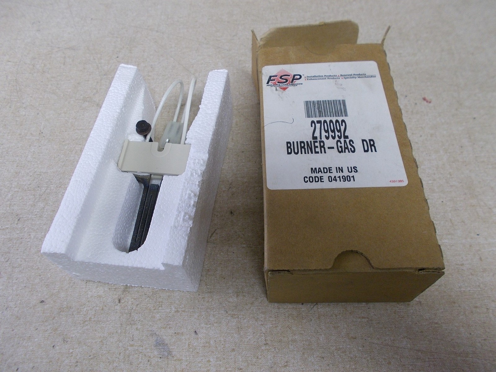 NEW FSP Whirlpool Gas Dryer Burner 279992 *FREE SHIPPING*