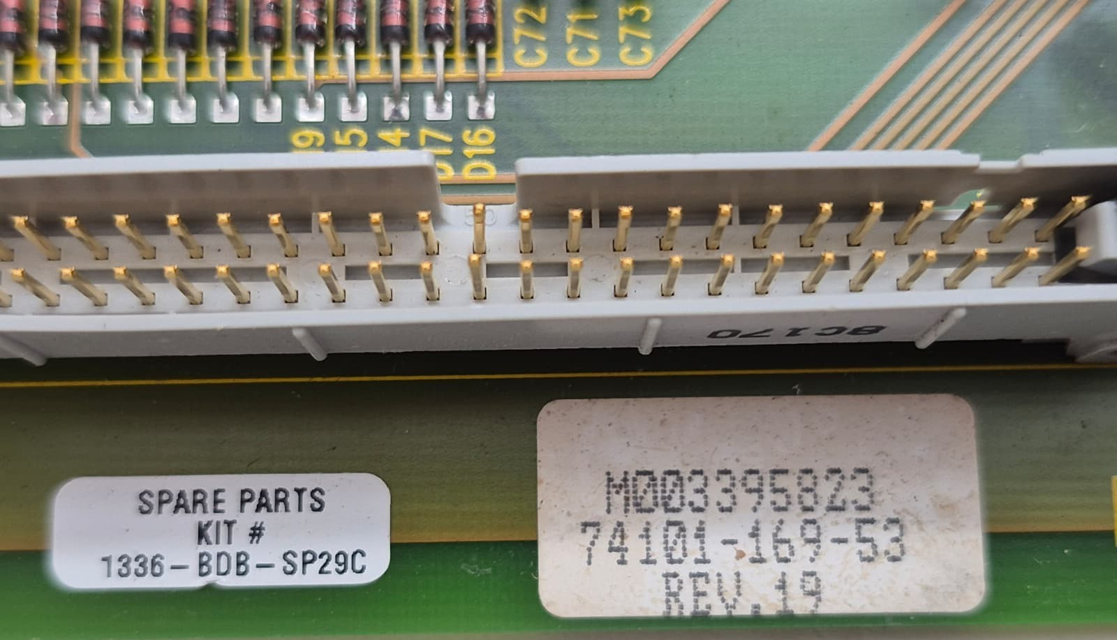 Allen Bradley 74101-169-53 REV.19 Gate Drive Control Board