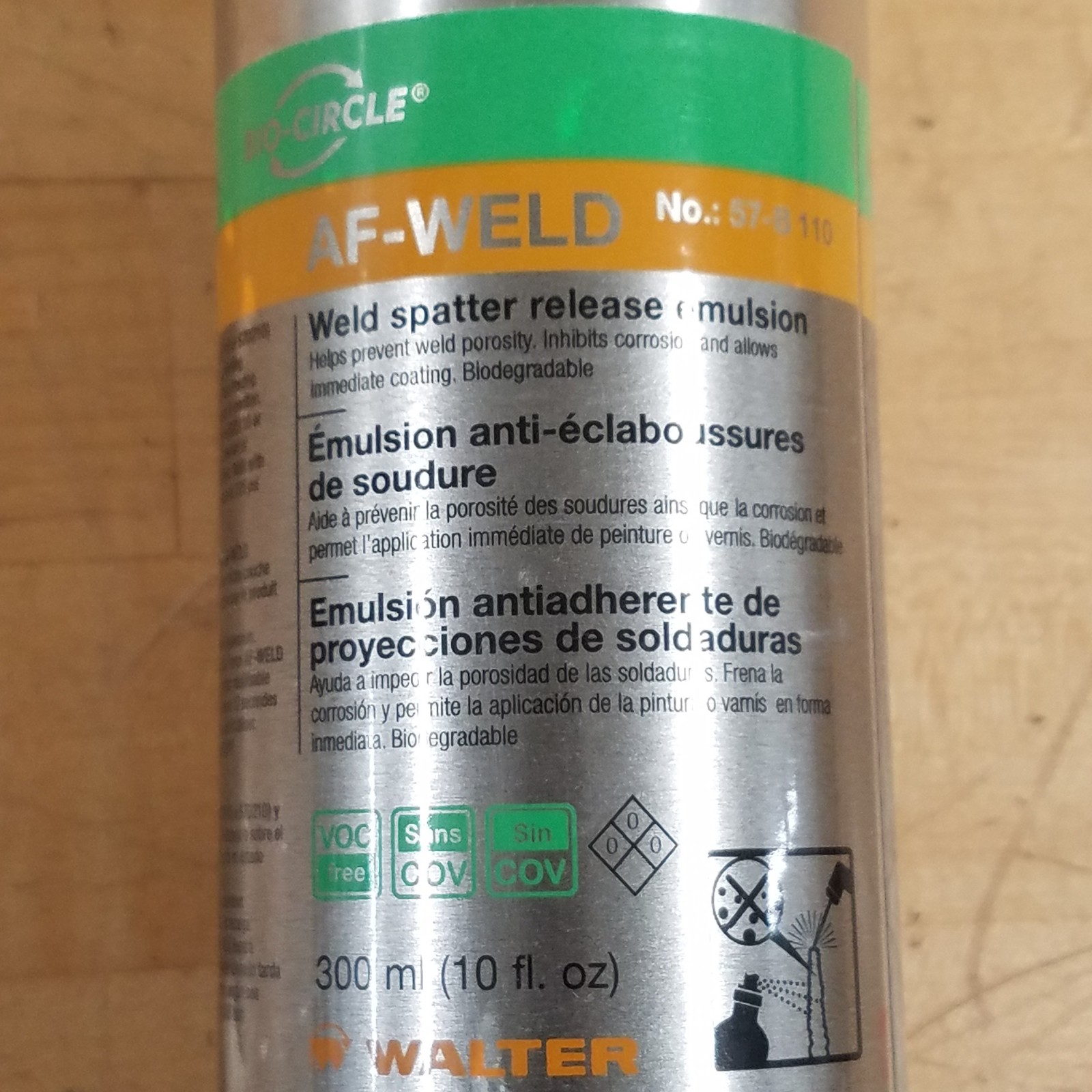 Walter 57-B 110 Refillable Sprayer AF-Weld Vaporisateur Reutilisable AF-Weld