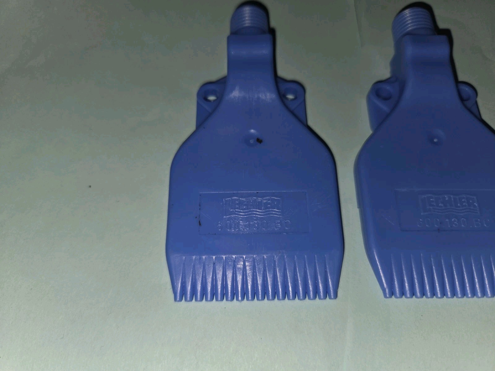 NEW LOT OF 3 GENUINE LECHLER 600.130.BC FLAT JET AIR PRESSURE NOZZLES 1/4″ NPT