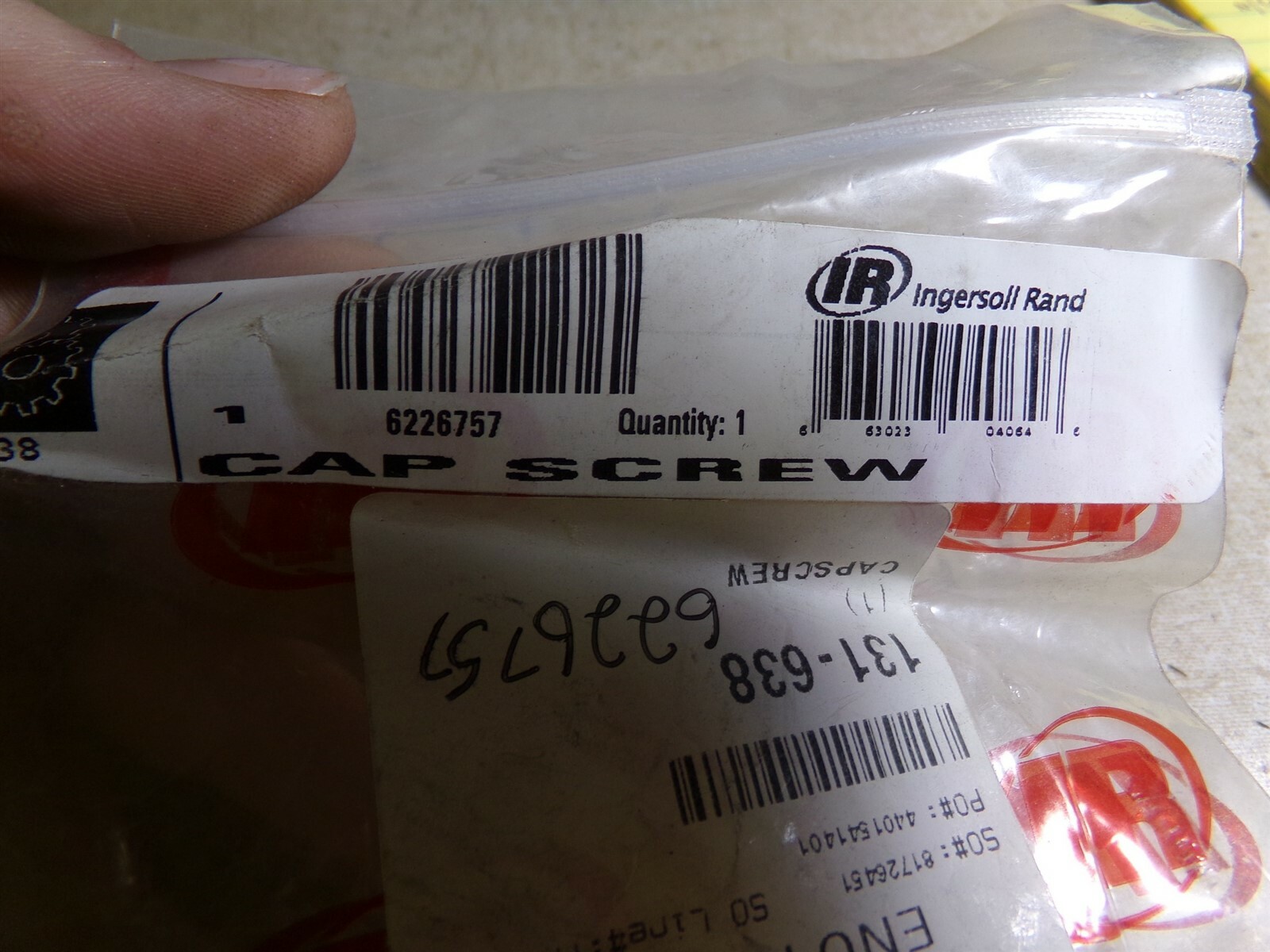 NEW Ingersoll Rand 131-638 EN01E1 Cap Screw *FREE SHIPPING*
