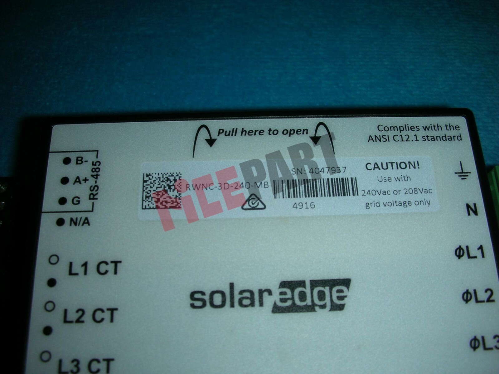 1PC solaredge RWNC-3D-240-MB/MCG-IF-RWM26 Z#1
