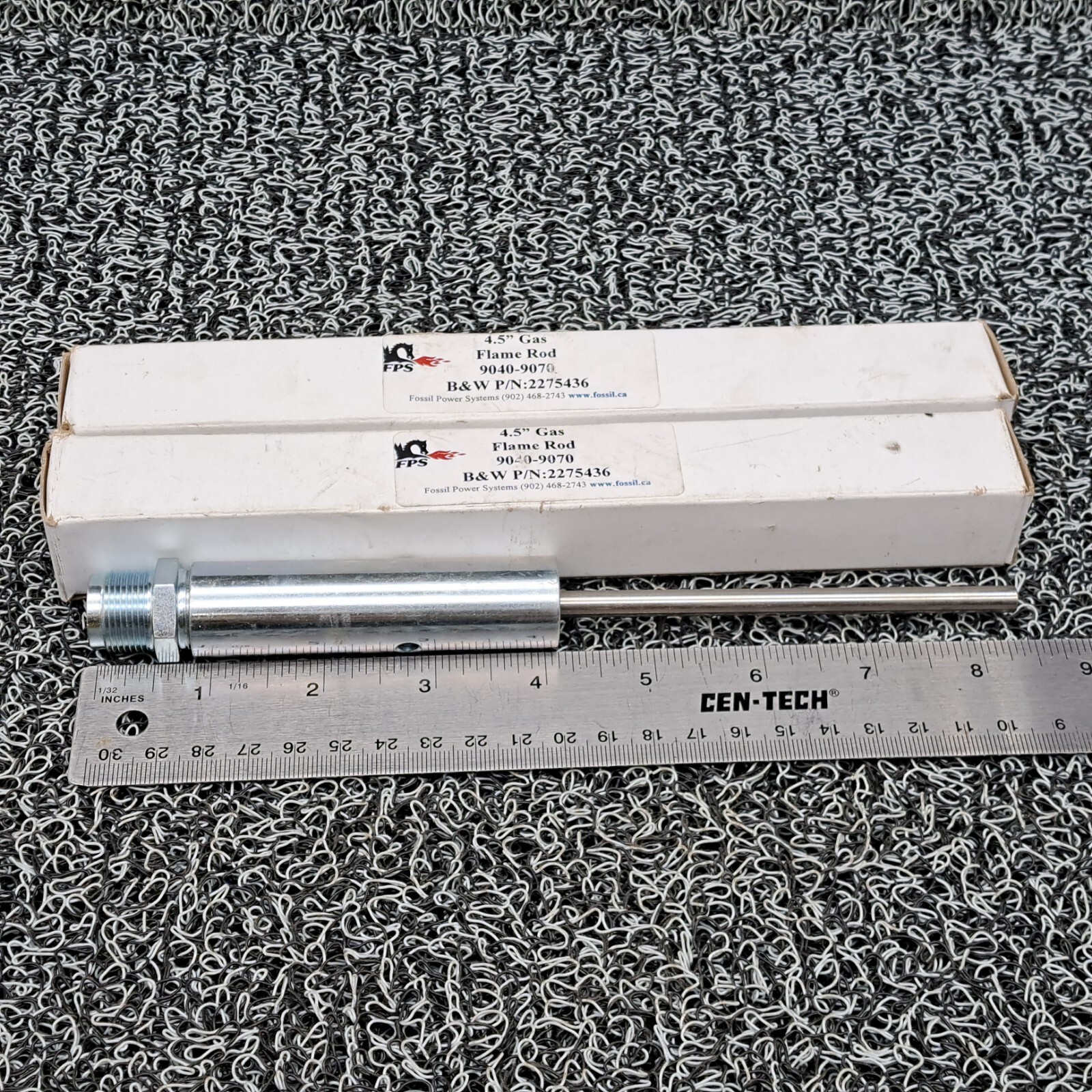 FPS Fossil Power Systems 9040-9170 / 4.5″ Gas Flame Rod Lot of 2