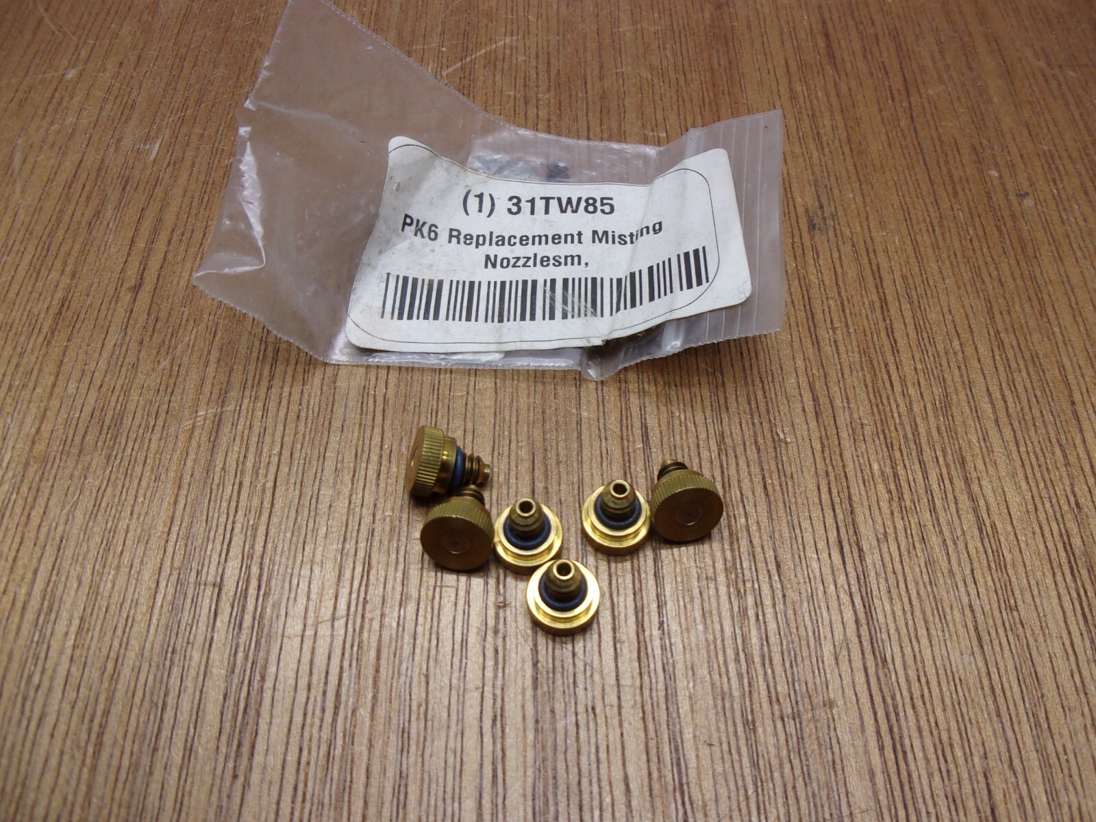 (Qty.6) Dayton 477079 Replacement Air Circultor Misting Nozzles Brass USA
