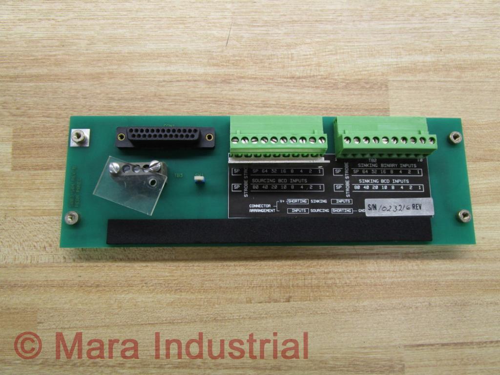 Cincinnati Electrosystems 5003-504 PC Board Rear Panel