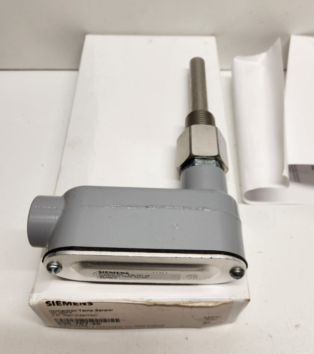 NEW IN BOX! SIEMENS 30-250F 2.5″ IMMERSION TEMP SENSOR 536-767-25