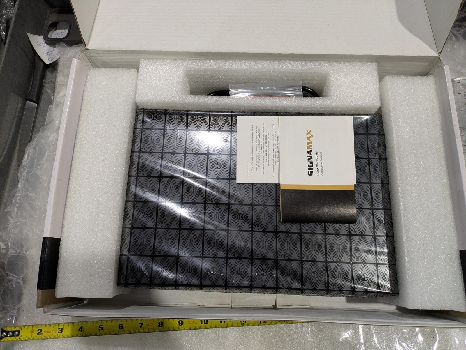 SIGNAMAX C-100 24 PORT FAST ETHERNET POE+ LITE SWITCH SC10030 DC52V 5A HOFFMAN