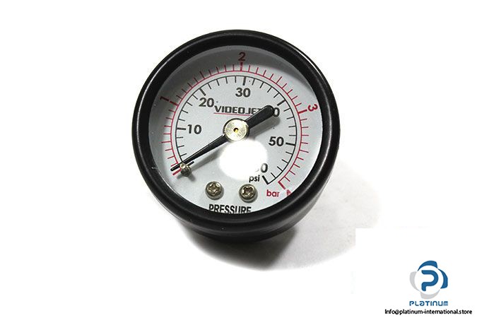 VIDEOJET 265155 PRESSURE GAUGE_Videojet 9550 spare parts_0-60 PSI_0-4 Bar_42 mm