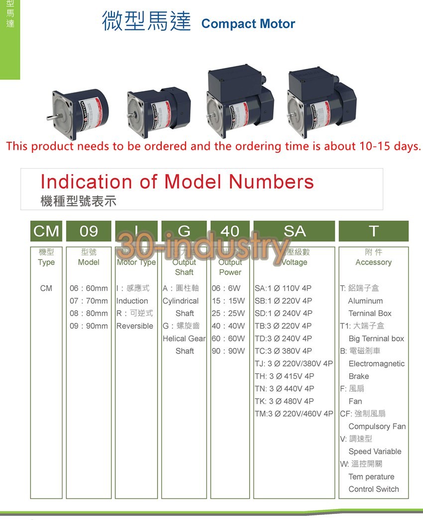 1PCS New For CM08IA25TJBT Motor 25W