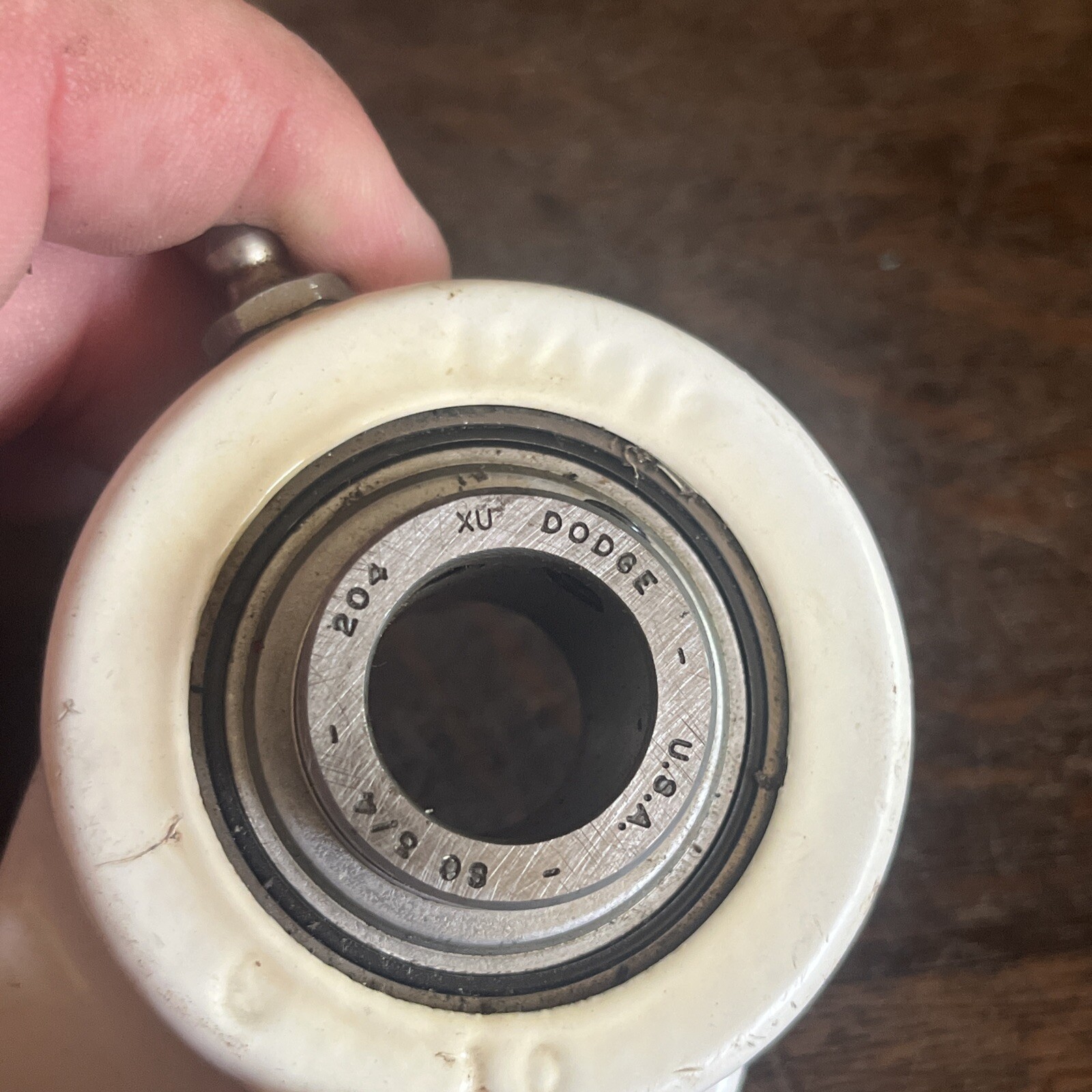 NOS Dodge 124512 3 Bolt Flange Bearing W/Dodge 204 3/4″ Bore