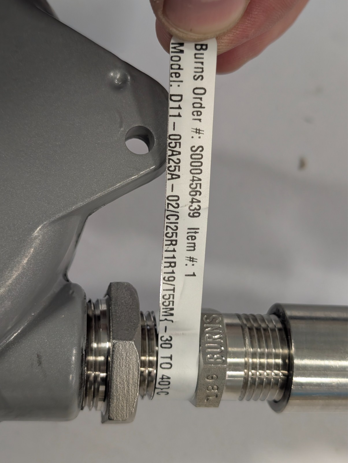 Burns D11 Temperature Switch Killark HKB 0318 Explosion Proof -30 to 401°C