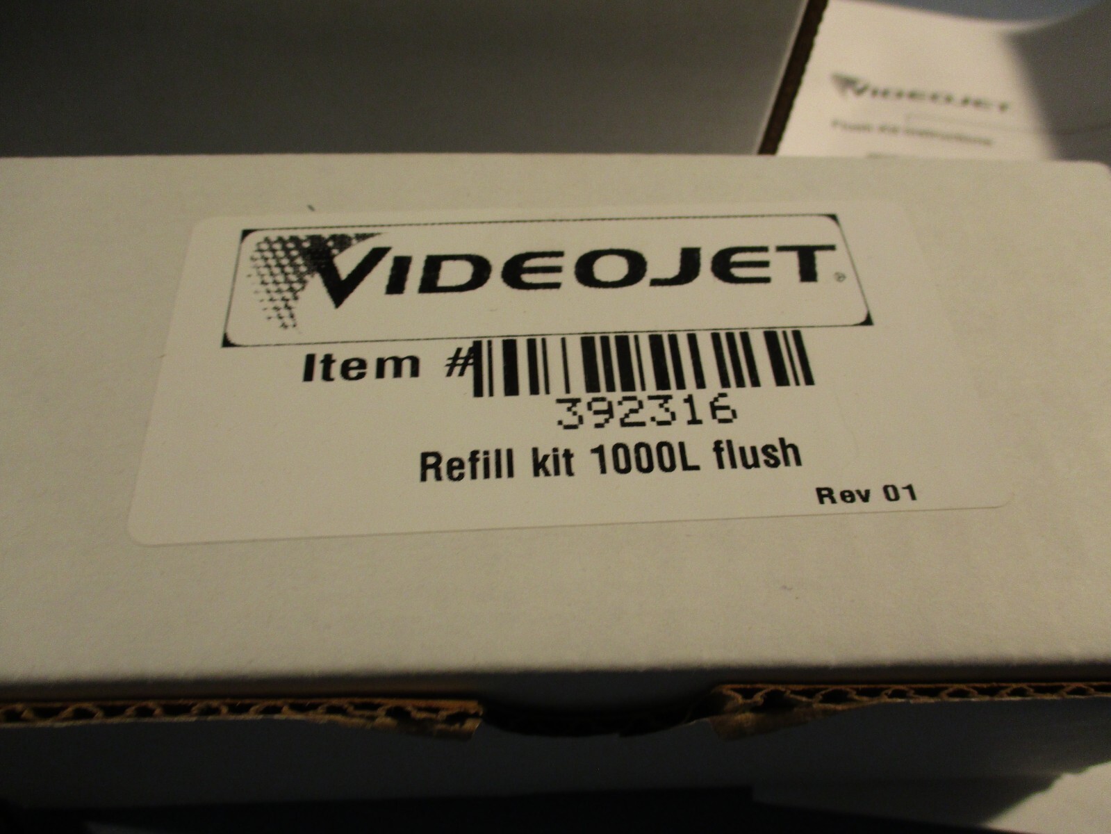 Videojet Flush Kit, 1000L Flush with kit refill 1000L flush #392316 392315