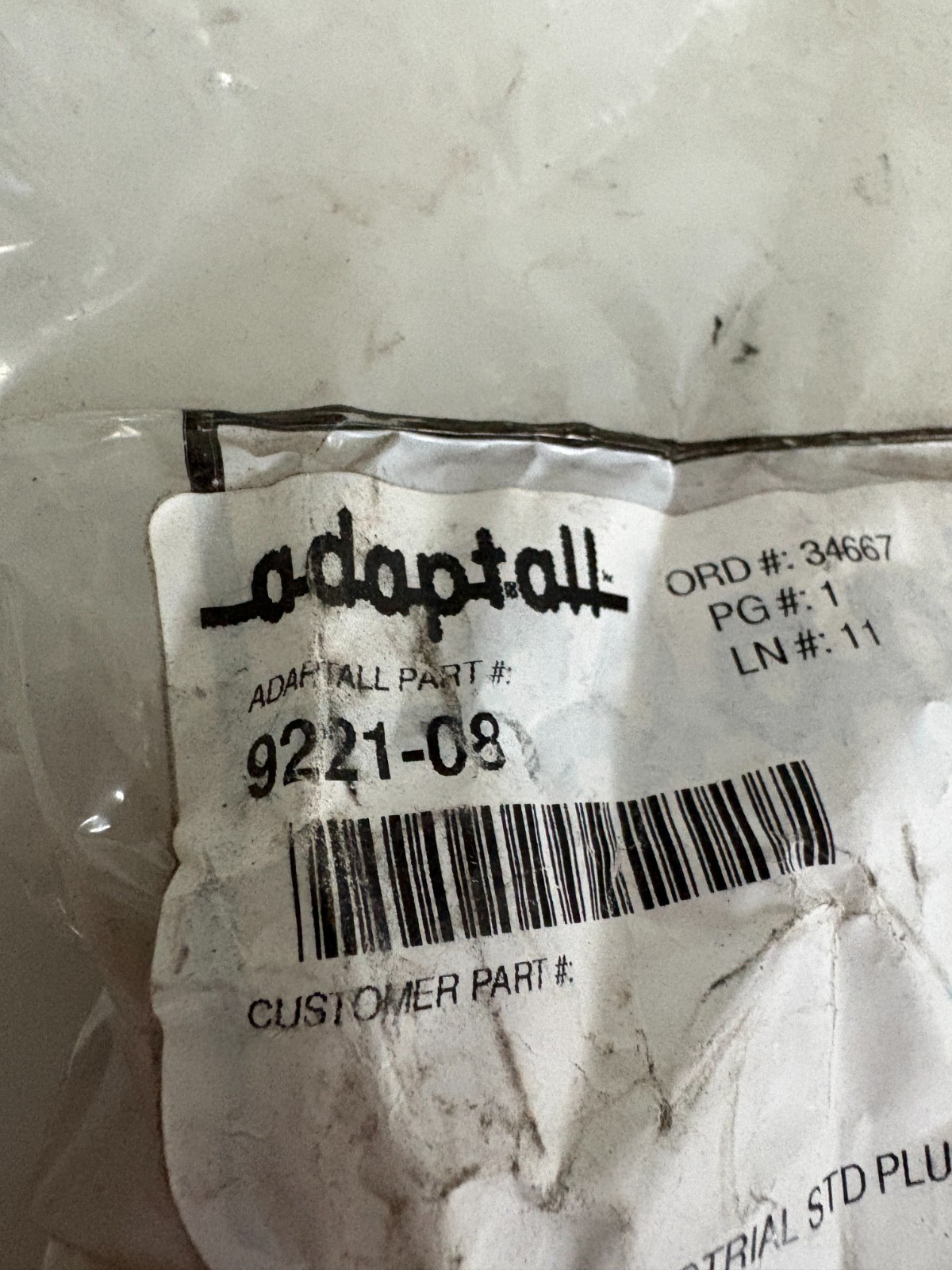 ADAPTALL 9221-08 JAPANESE 1/2″ STD PLUG BAG OF 6