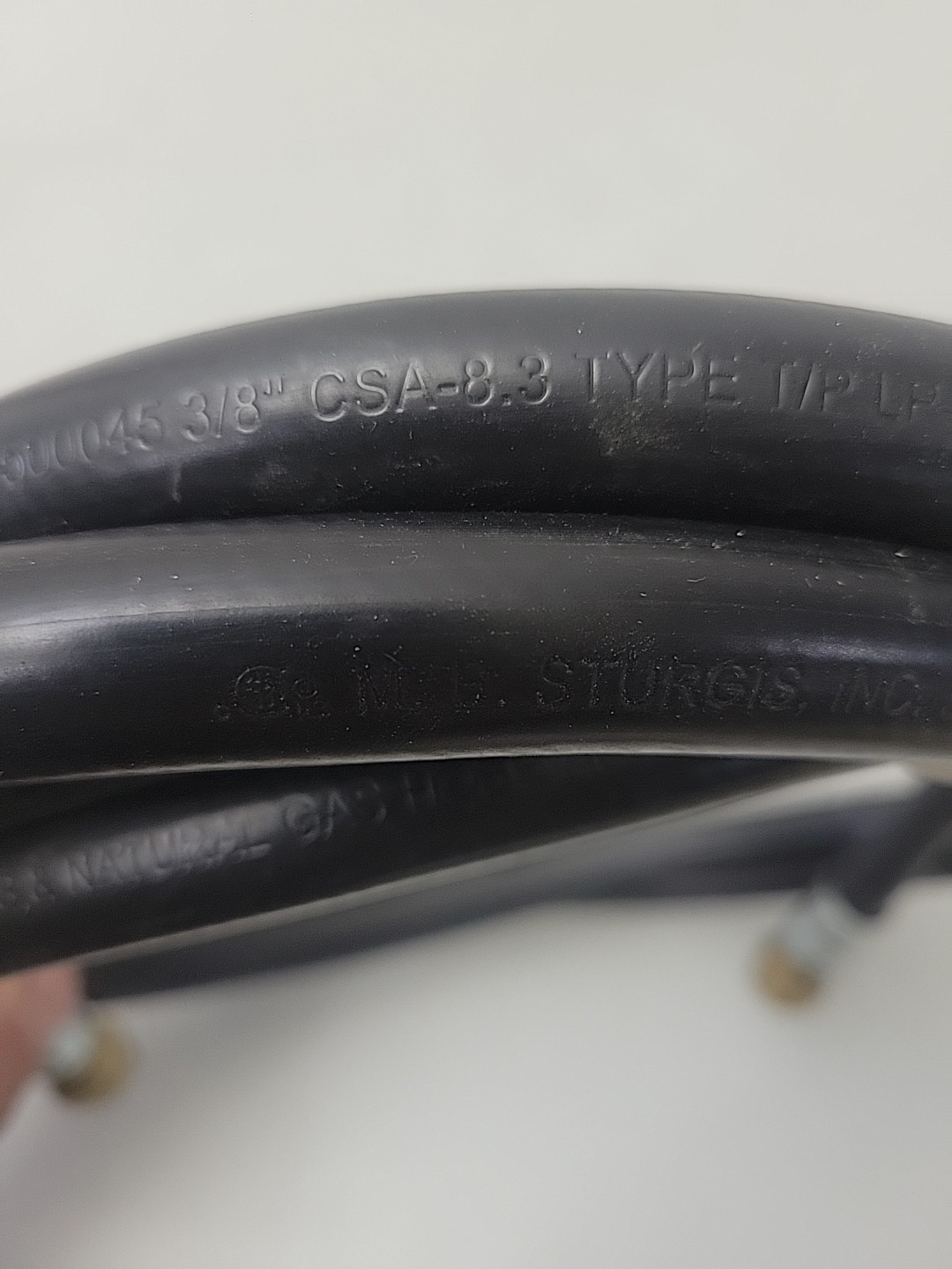MB Sturgis LP-Gas/Natural Gas Hose 500045 3/8”350 PSI-120″(10ft) 1/4″ Female End