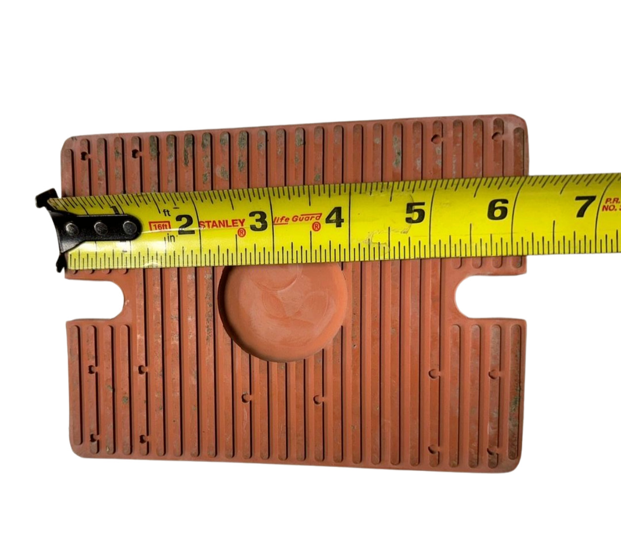 The VMC Group RD4 AIN Durulene Elastomeric Isolator Vibration Control Block