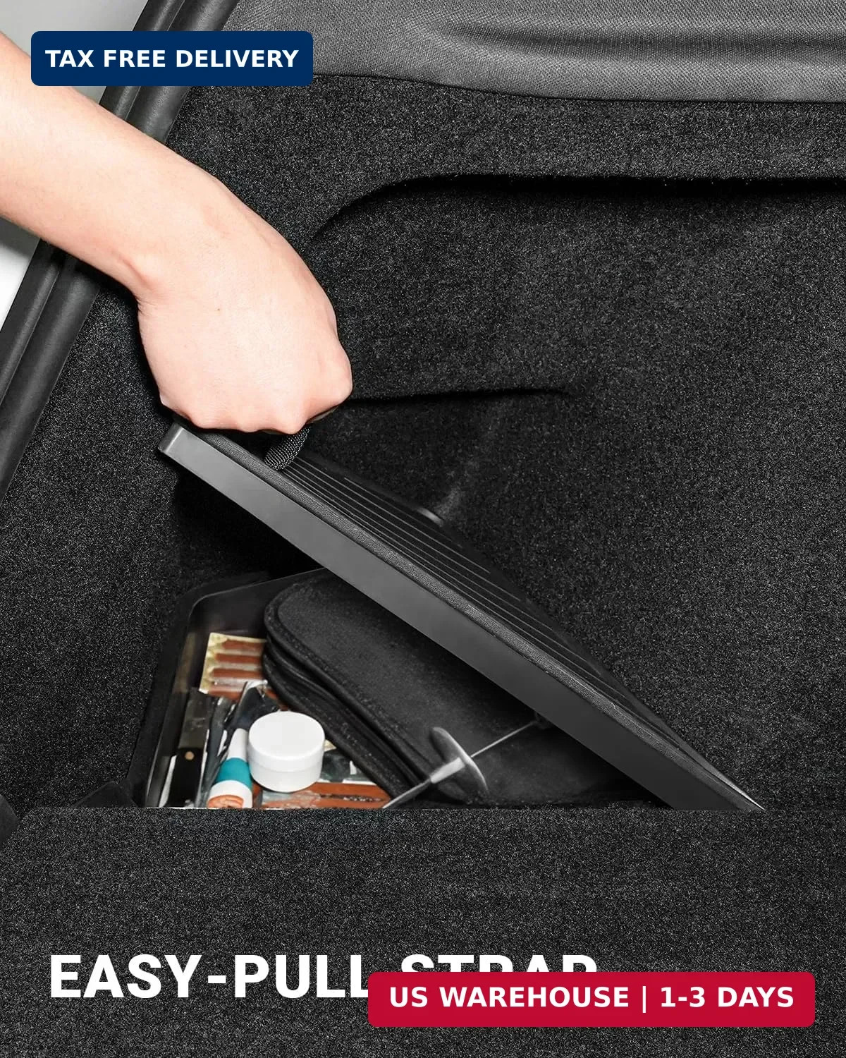 Motrobe 2025 2026 Tesla Model Y Juniper Trunk Organizer Rear Trunk Storage Bins
