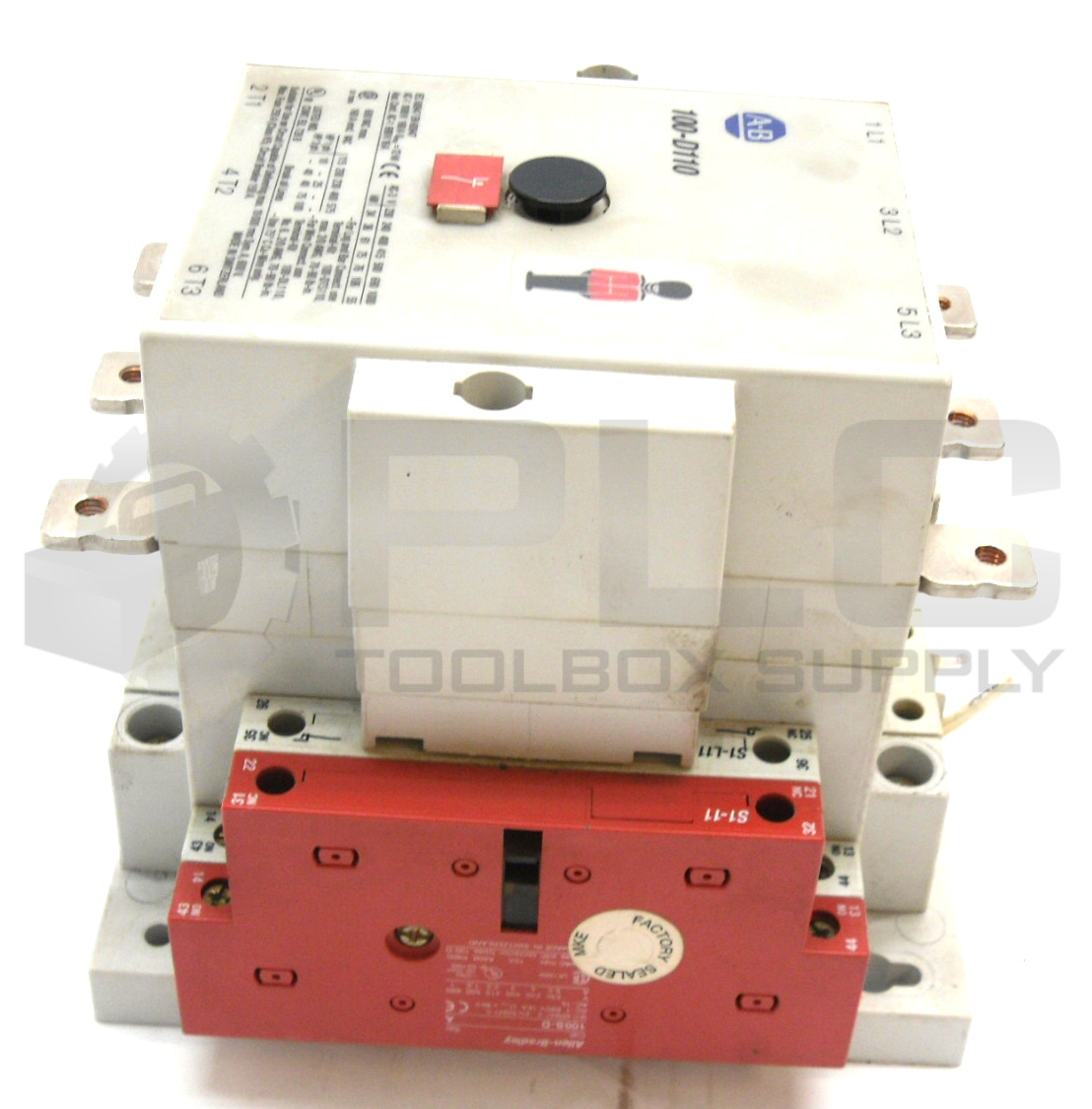 ALLEN BRADLEY 100S-D110ZJ33LC /A CONTACTOR SAFETY 24V DC OPERATED 3 POLE