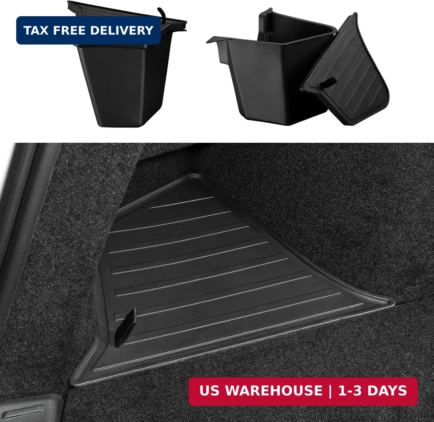 Motrobe 2025 2026 Tesla Model Y Juniper Trunk Organizer Rear Trunk Storage Bins
