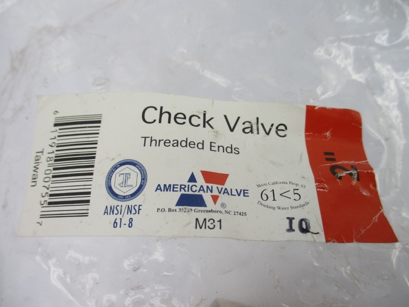 AMERICAN VALVE M31 2″ NSMP