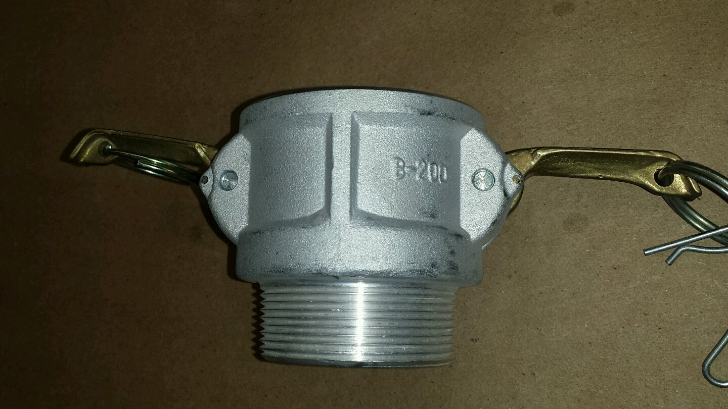Grainger 3LX96A Straight Adapter Pipe to Tube 3/4′ Inch Coupler