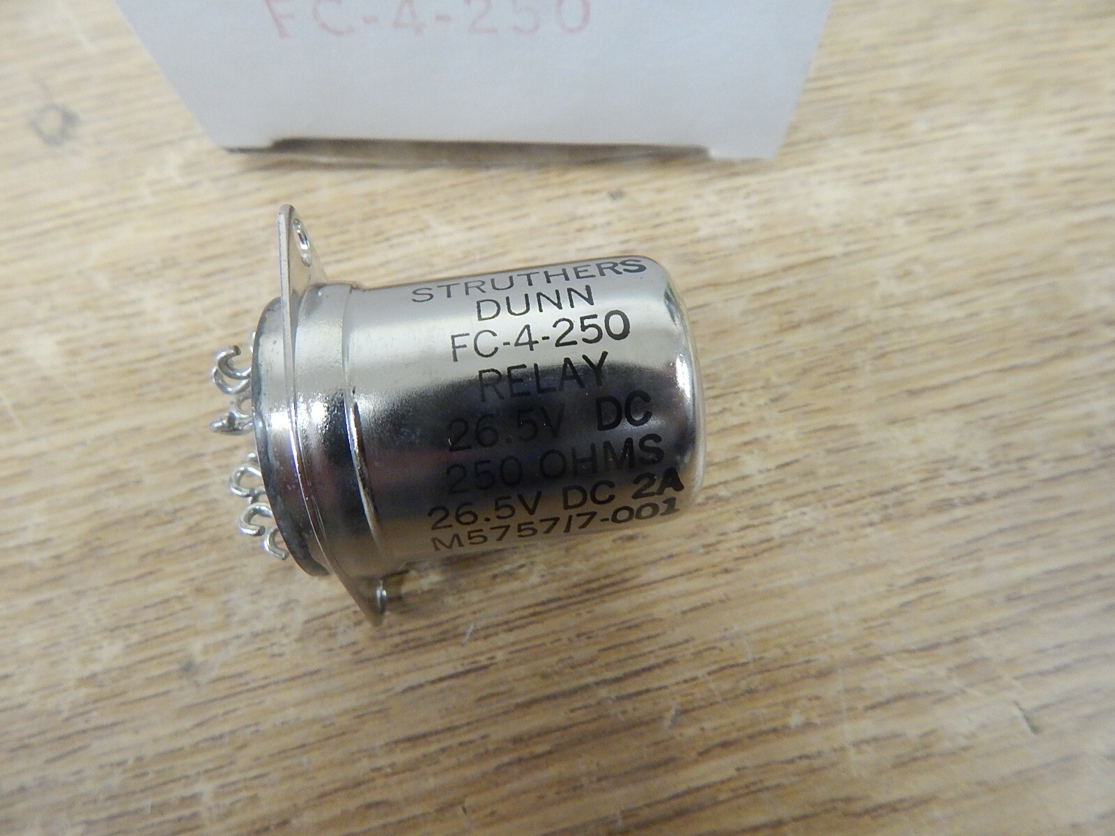 NEW Struthers-Dunn FC-4-250 Relay 26.5V DC 250Ohms 2A M575717-001 FREE SHIPPING*