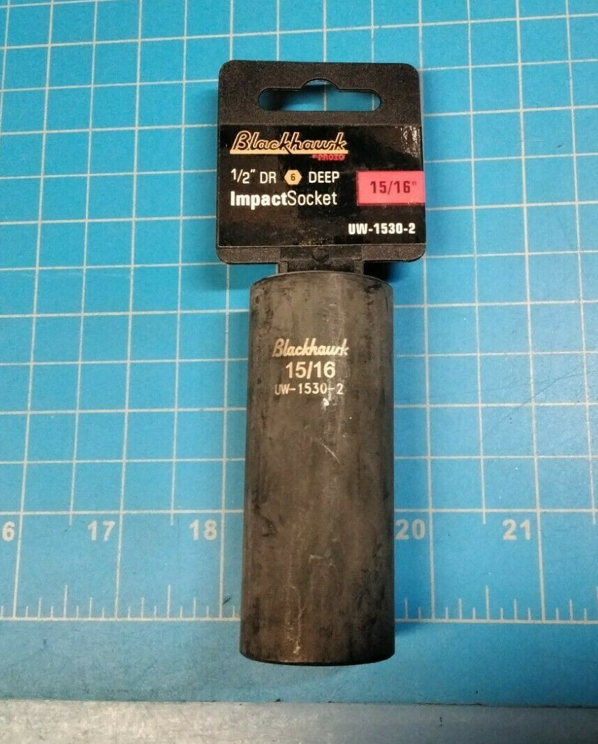 Blackhawk by Proto 15/16″ Impact socket 1/2″ UW-1530-2