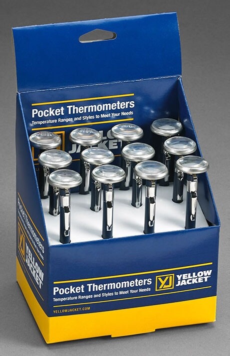 Ritchie Engineering Pocket Thermometer, 1-3/8″ Dial, 0-160°F, Stainless Steel