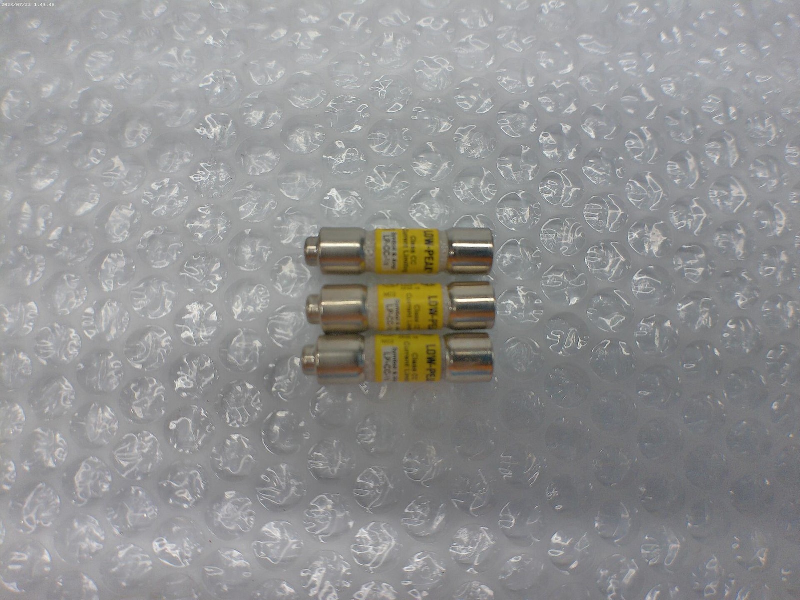 BUSSMANN LP-CC-1/2 FUSE LOT OF 3 NSNP