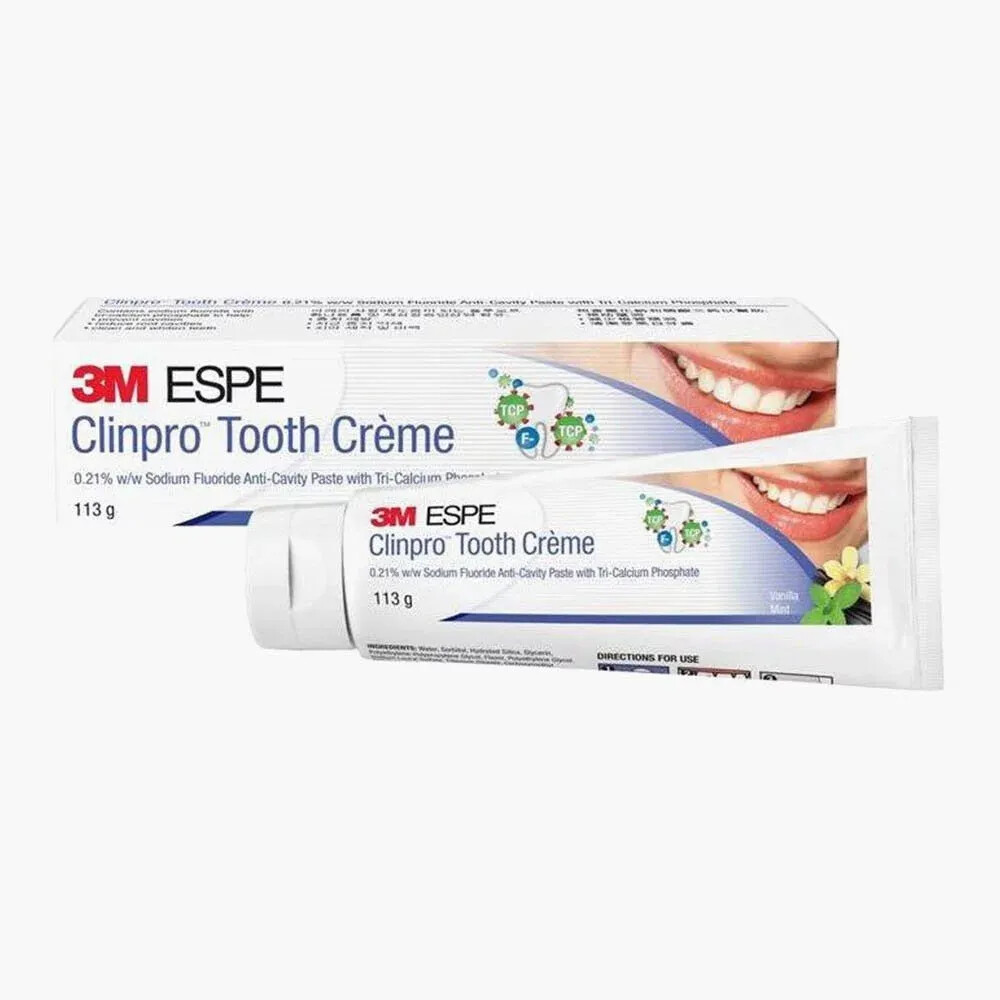 5X 3M ESPE Clinpro Tooth Creme Toothpaste Spear Mint Anti-Cavity. FS.